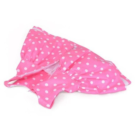 Sukienka dla lalki 35-45cm elizabeth - różowa w kropki NENEKO