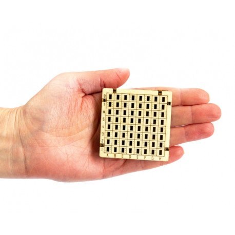 Drewniana gra podróżna 3d wooden.city - warcaby WOODEN CITY