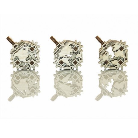 Drewniane puzzle mechaniczne 3d wooden.city - gadżety globe WOODEN CITY