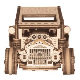 Drewniane puzzle mechaniczne 3d wooden.city - samochód hot rod WOODEN CITY