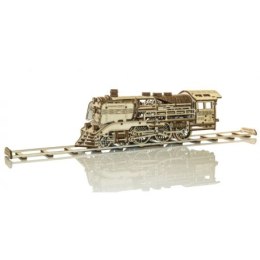 Drewniane puzzle mechaniczne 3d wooden.city - wooden express + tory WOODEN CITY