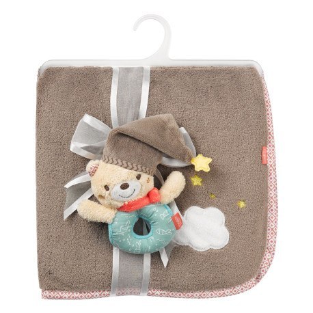 Kocyk z maskotką, miś bruno, z kolekcji: bruno FEHN