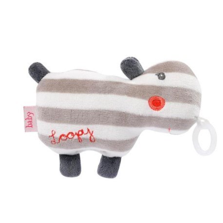 Maskotka, grzechotka, zawieszka do smoczka, hipopotam loopy: z FEHN