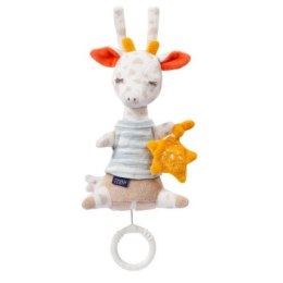 Maskotka świecąca w ciemności, z pozytywką, żyrafa FEHN