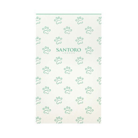 Notes - koty - feline fine - bold green SANTORO LONDON