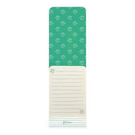 Notes - koty - feline fine - bold green SANTORO LONDON