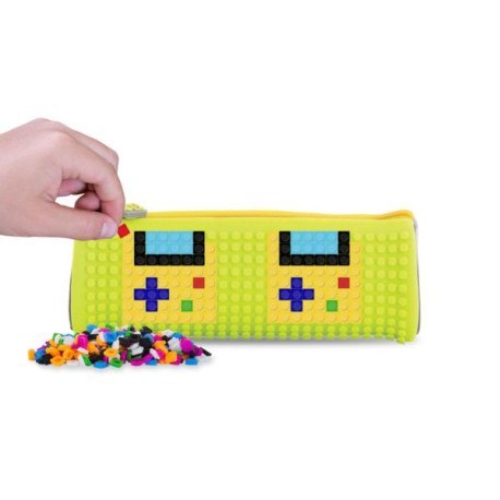 Okrągły piórnik na suwak, kosmetyczka, saszetka, pixie crew, PIXIE