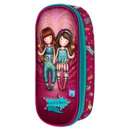 Piórnik na suwak, kosmetyczka - gorjuss - fireworks SANTORO LONDON