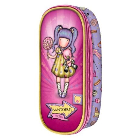 Piórnik na suwak, kosmetyczka - gorjuss - first prize SANTORO LONDON