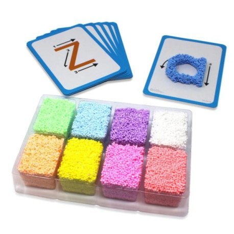 Playfoam, masa piankowa, modelina, zestaw do nauki małych liter LEARNING RESOURCES