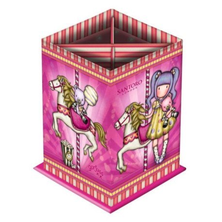 Pojemnik na długopisy - gorjuss - fairground - carousel SANTORO LONDON