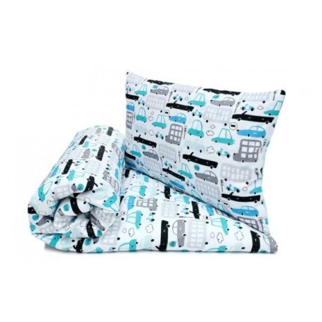 Pościel bawełniana samochody 100x135cm PULP BAMBOO