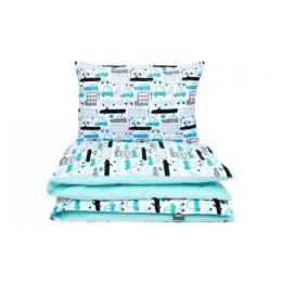 Pościel bawełniana samochody 100x135cm PULP BAMBOO