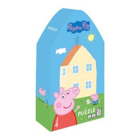 Puzzle dla dzieci w ozdobnym pudełku, dom, 39 el. BARBO TOYS