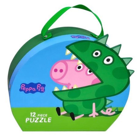 Puzzle w ozdobnym pudełku - walizce, george, 12 BARBO TOYS