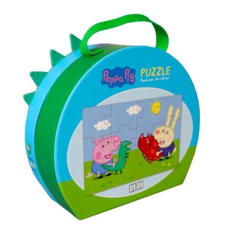 Puzzle w ozdobnym pudełku - walizce, george, 12 BARBO TOYS