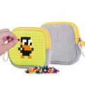 Saszetka na suwak, kosmetyczka, pixie crew, szara, neonowy żółty PIXIE