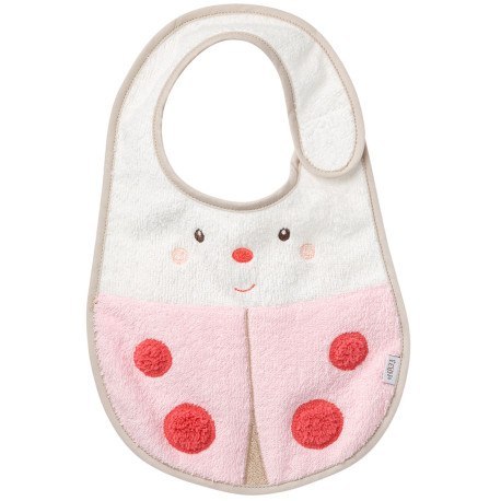 Śliniak frotte na rzep, żuczek, z kolekcji: ogród marzeń FEHN