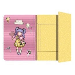 Teczka zamykana na gumkę - gorjuss - fairground - first prize SANTORO LONDON