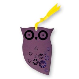 Zakładka do książek ze wstążką - sowa jagoda MOSES