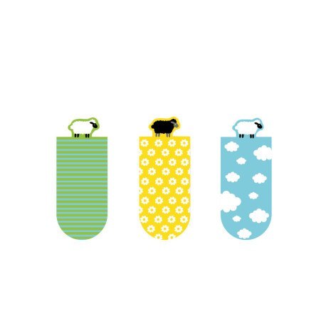 Zakładki magnetyczne - owce MOSES