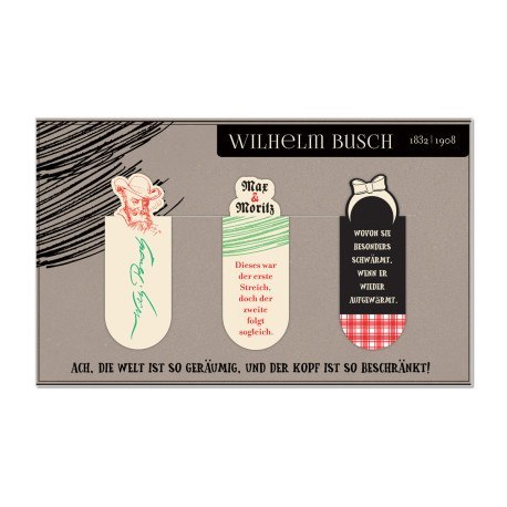 Zakładki magnetyczne - wilhelm busch MOSES