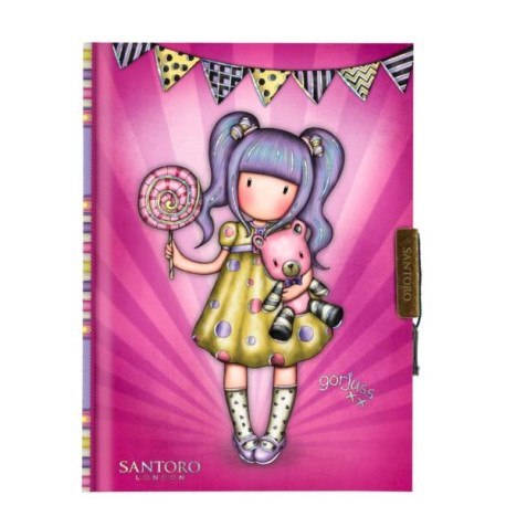 Zamykany notes - gorjuss - fairground - first prize SANTORO LONDON