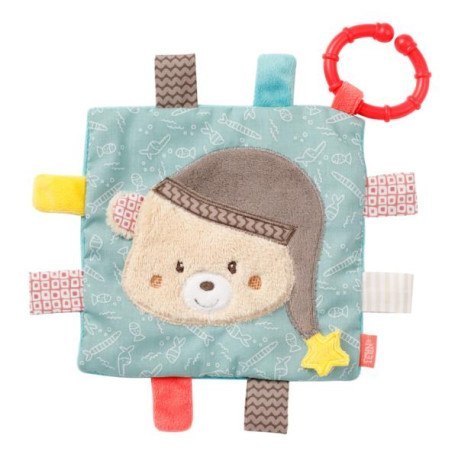 Zawieszka, szmatka sensoryczna, miś, z kolekcji: FEHN