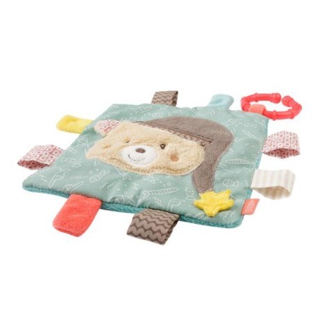 Zawieszka, szmatka sensoryczna, miś, z kolekcji: FEHN