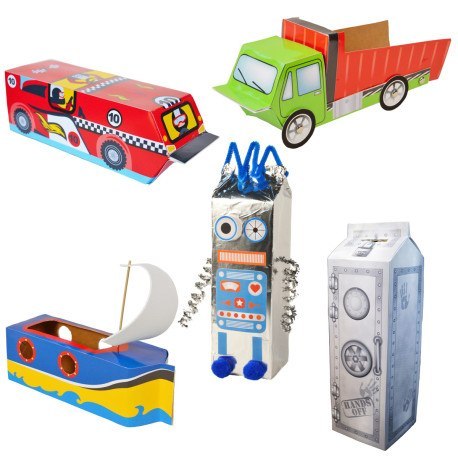 Zestaw kreatywny - sejf - re-cycle-me - 5 zabawek RE-CYCLE-ME