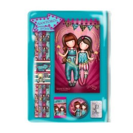 Zestaw przyborów szkolnych - gorjuss - fairground -fireworks SANTORO LONDON