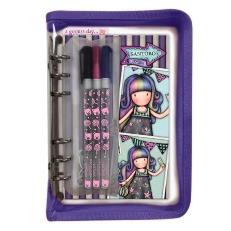 Zestaw przyborów szkolnych, organizer - gorjuss - up and away SANTORO LONDON