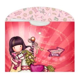 Zestaw teczek a4 - gorjuss - fairground - carousel / first prize SANTORO LONDON