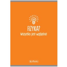 Zeszyt w kratkę a5 60 kartek - fizyka HERLITZ