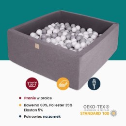 Meowbaby kwadratowy suchy basen dla dziecka 110x1 MEOWBABY