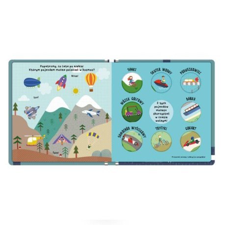 Pojazdy, ruszaj w drogę! seria - odwróć i poznaj CS ENTERTAINMENT GROUP