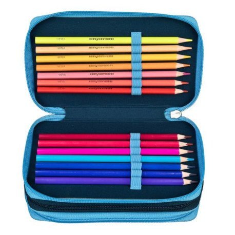 Potrójny piórnik z wyposażeniem, avengers Undercover