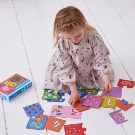 Puzzle, ucz się liczyć, zestaw 10 układanek, 20 BARBO TOYS