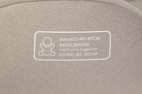 EASY GO Fotelik samochodowy BUZ XTD PRO TAUPE