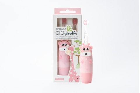 INNOGIO GIO-450PINK Soniczna szczoteczka dla dzieci GIOgiraffe różowa