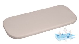 MATEX Prześcieradło nieprzemakalne jersey 40/50x80/90 do łóżeczka piccolo [TB0359_42] szary