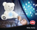 MILLY MALLY Zabawka pluszowa z projektorem Milly Bear White