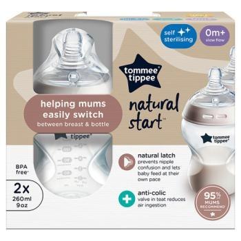 TOMMEE TIPPEE 42252090 TTP42252091 Butelka plastikowa 260 ml 2-pak