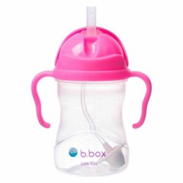 B.BOX BB00511 Bidon ze słomką 240 ml pink pomegranate