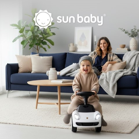 Jeździk pchacz chodzik dla dziecka Porsche Carrera GT biały