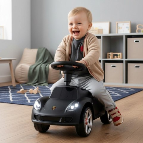 Jeździk pchacz chodzik dla dziecka Porsche Carrera GT czarny