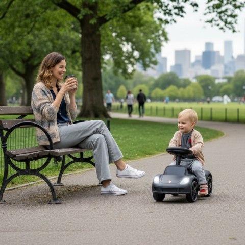 Jeździk pchacz chodzik dla dziecka Porsche Carrera GT czarny