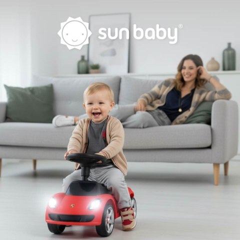 Jeździk pchacz chodzik dla dziecka Porsche Carrera GT czerwony