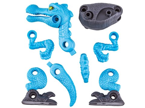 Klocki Konstrukcyjne DINOZAUR Do Skręcania I Rozkręcania Zestaw Klocków