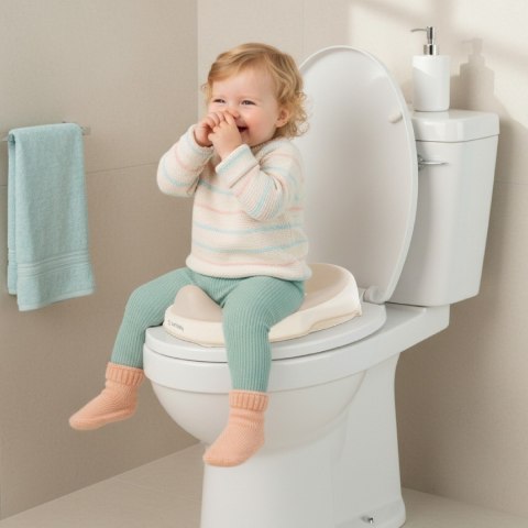 Nakładka na sedes biały & beżowy